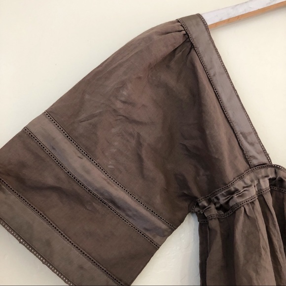 IRO Square Neckline Cotton Blouse Casual Top - Picture 8 of 8